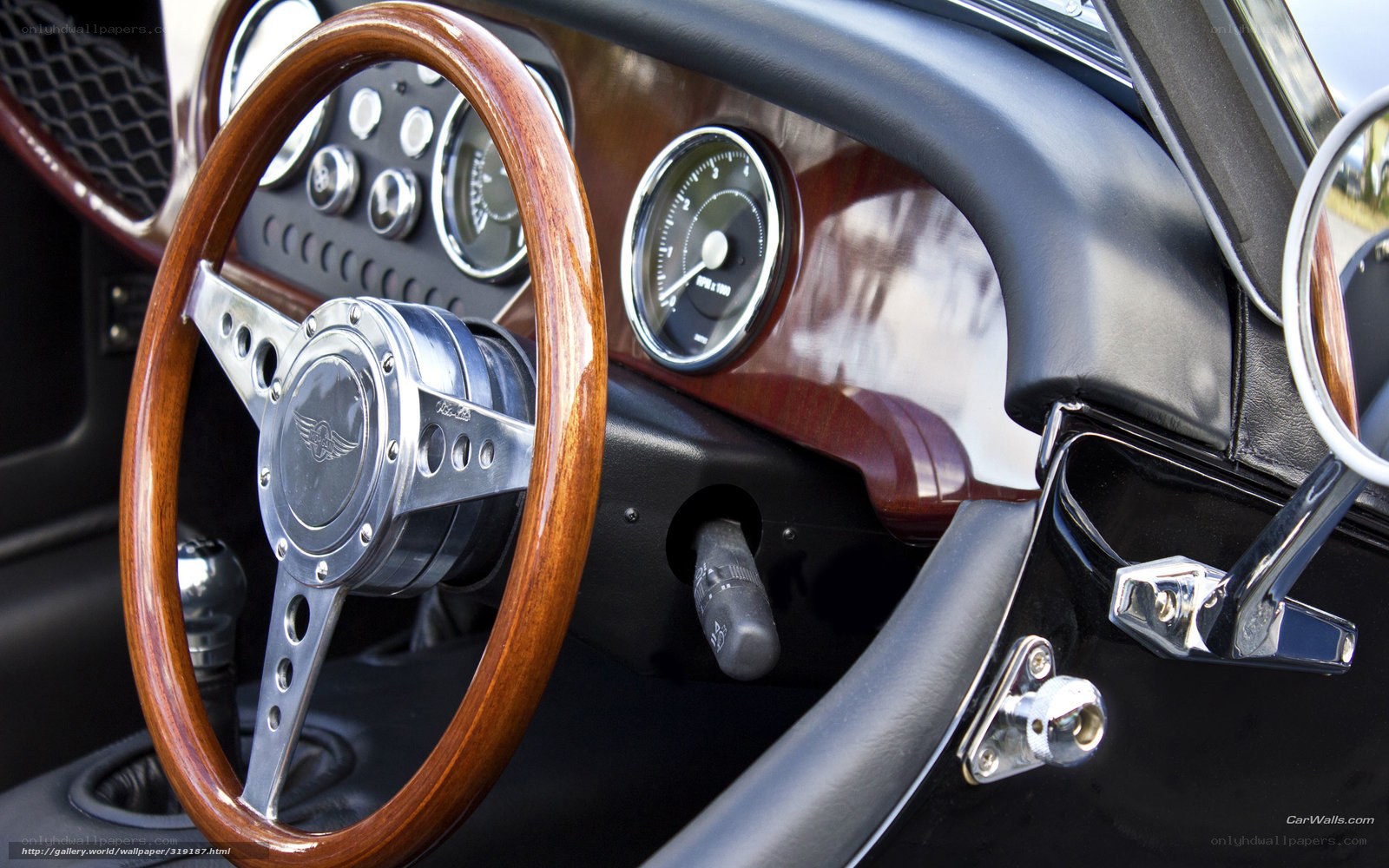 classic car interior dashboard