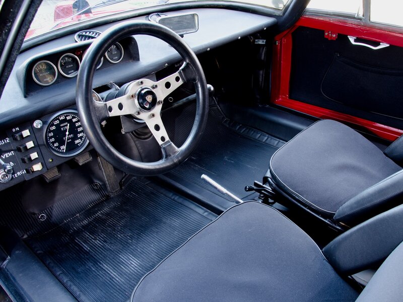 classic car interior dashboard