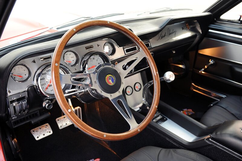 classic car interior dashboard