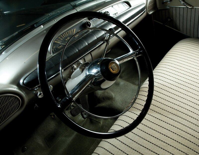 classic car interior dashboard
