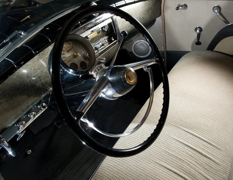 classic car interior dashboard