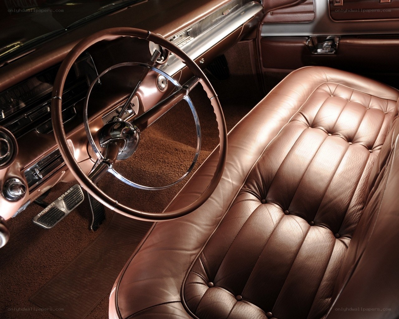 Classic car interior details
