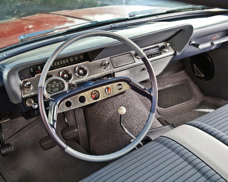 Classic Car Interior — Gray