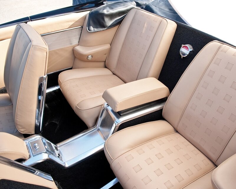 Classic car interior seats
