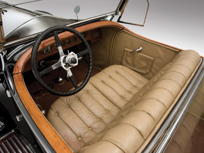 Classic Car Interior — Tan, Neutral