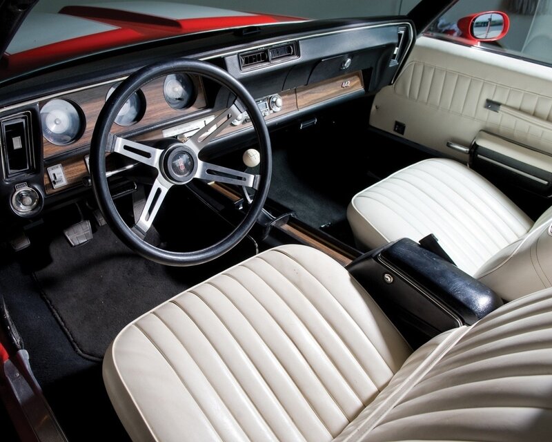 Classic Car Interior — White, Neutral, Photograph