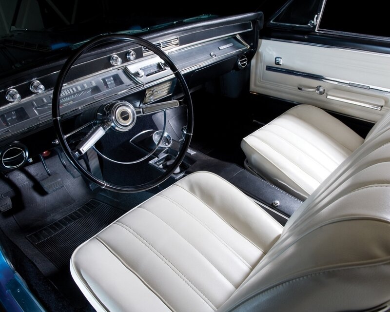 Classic Car Interior — White