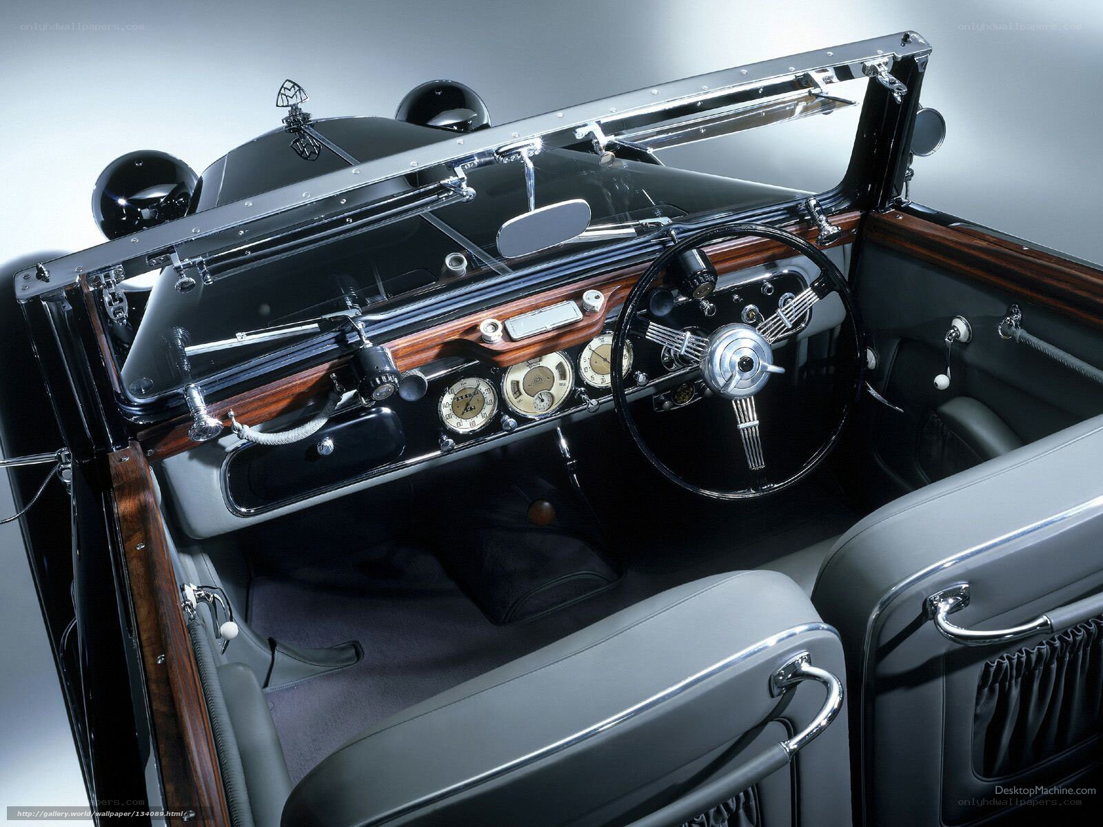 classic car interior