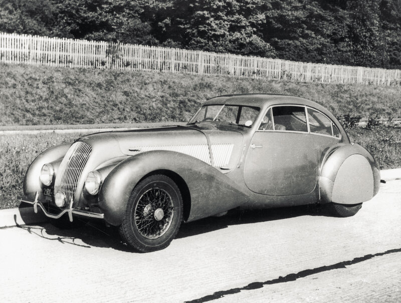 Classic car on a road