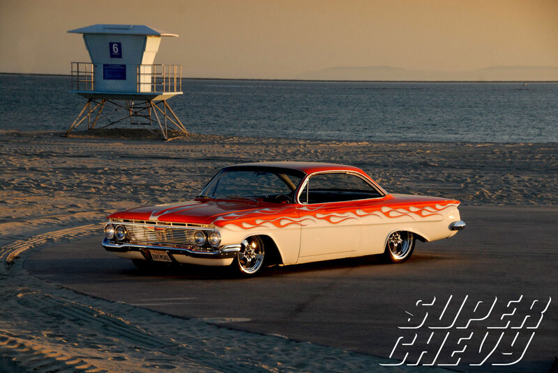 Classic Car on Beach