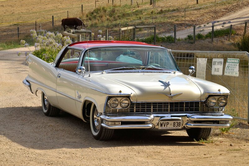 Classic Car on Dirt Road