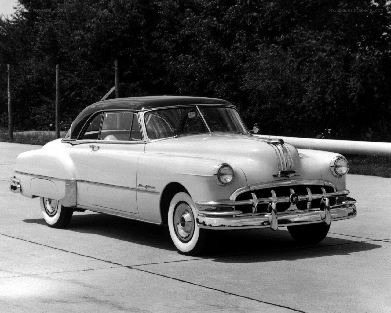 Classic car on display