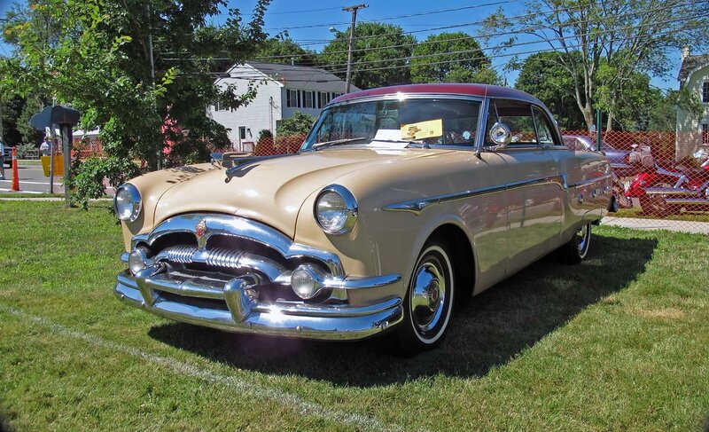 Classic car on display