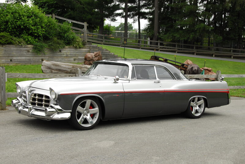 Classic Car on Pavement — Silver