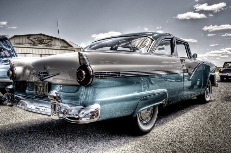 Classic Car on Tarmac