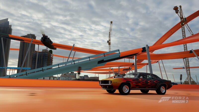 Classic Car on Track