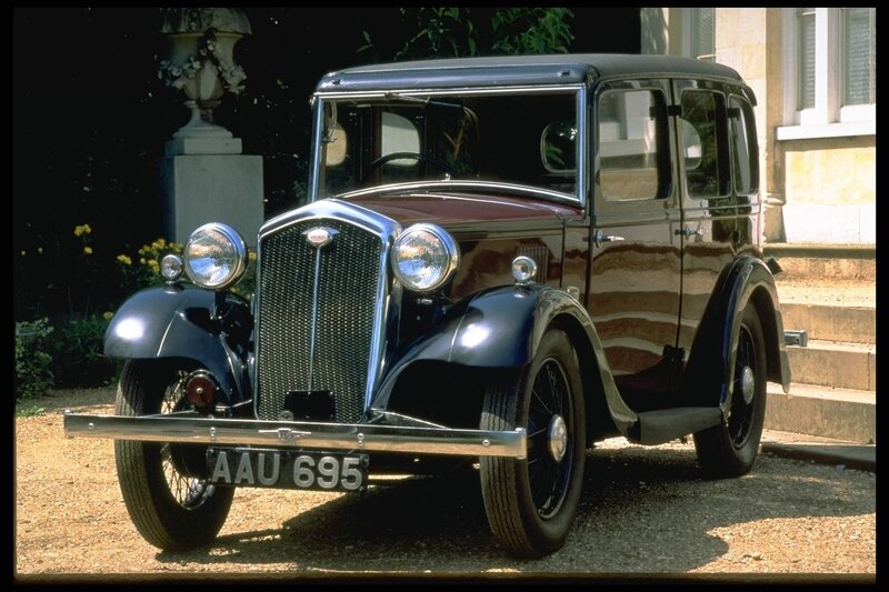 Classic car parked outside