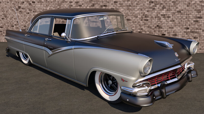 Classic Car Parked