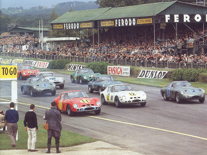 Classic car race at Silverstone