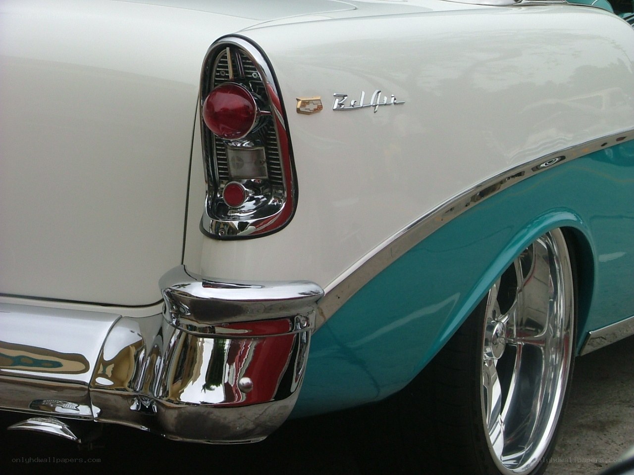 classic car rear view