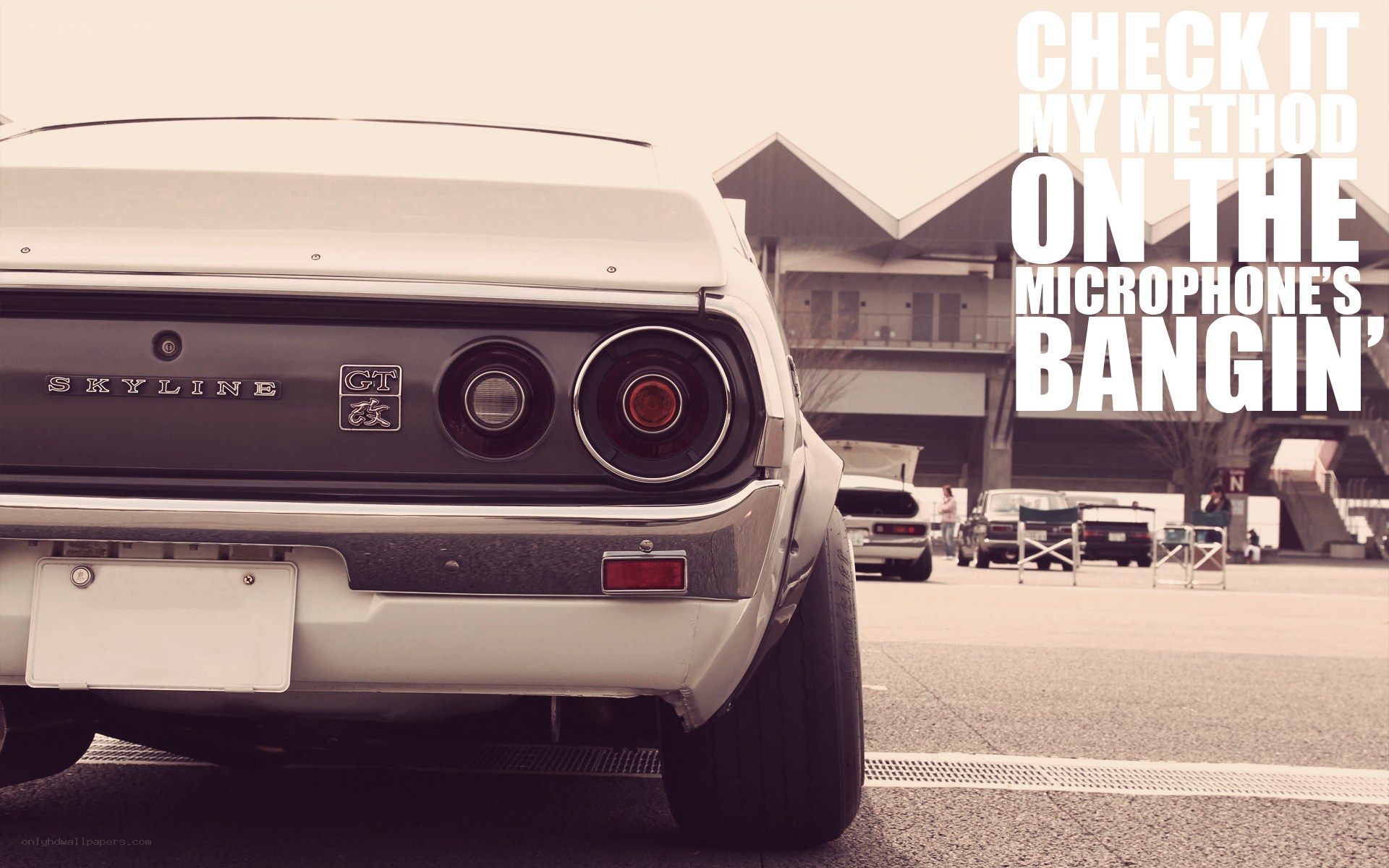 classic car rear view