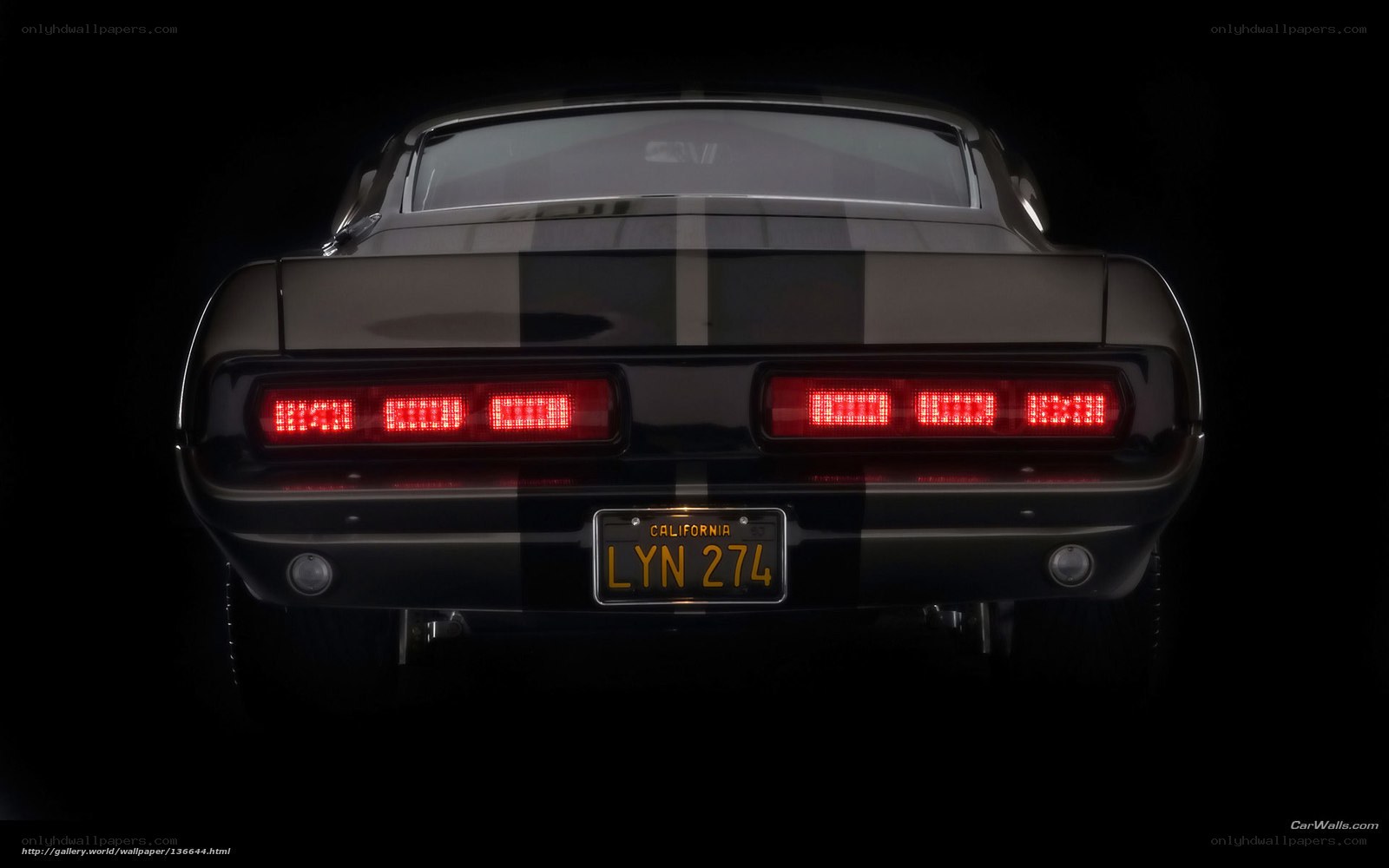 classic car rear view