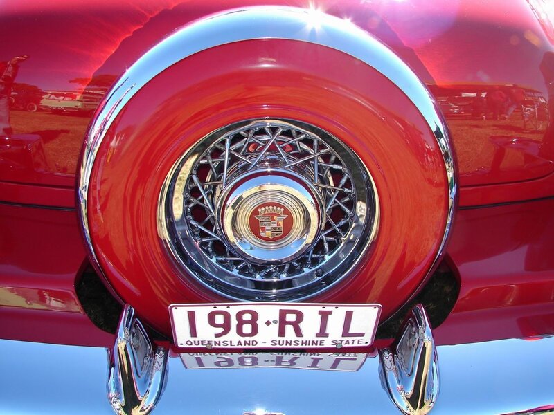 Classic car rear wheel