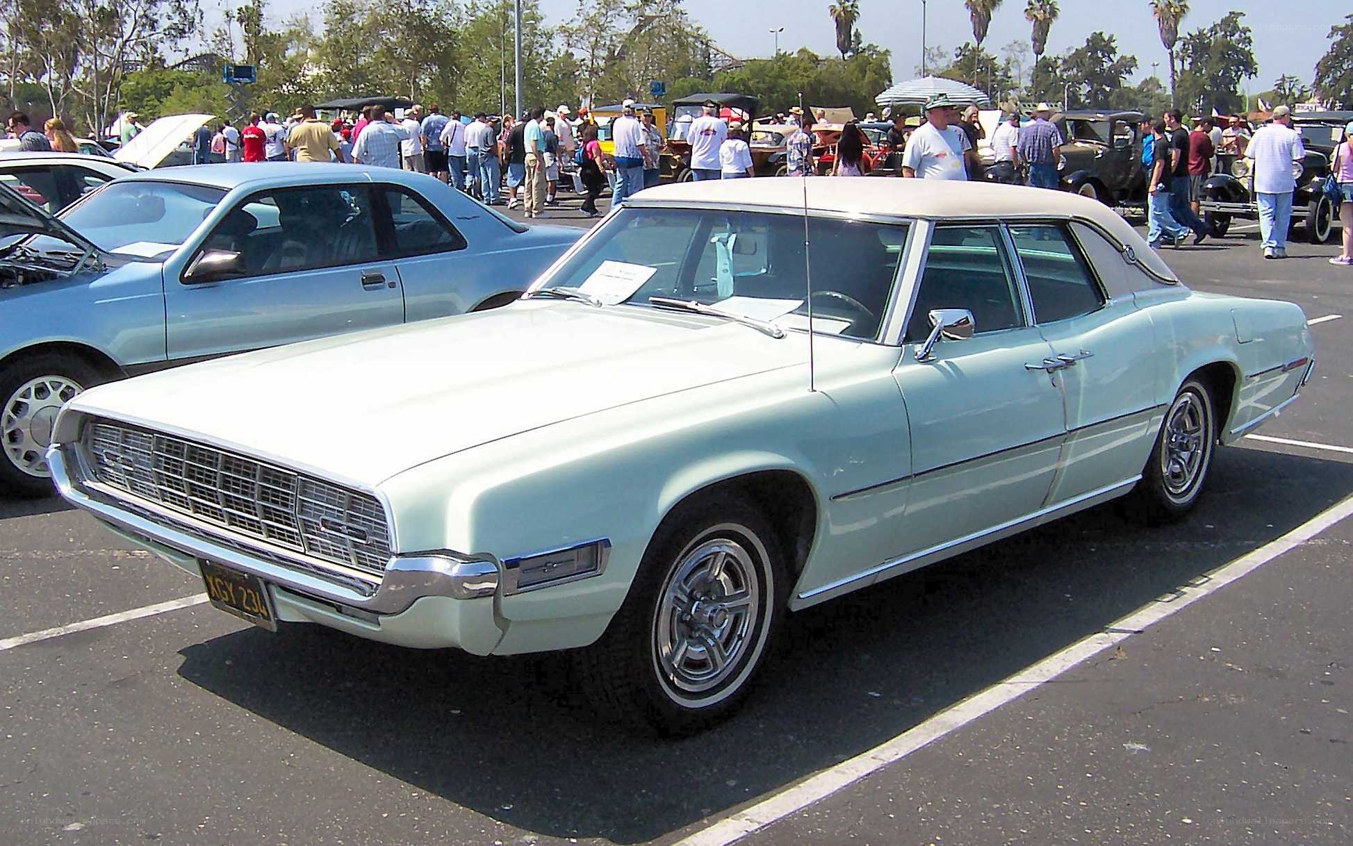 Classic car show display