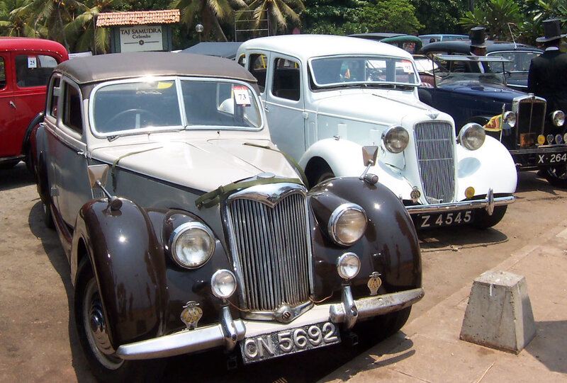 Classic car show in Colombo