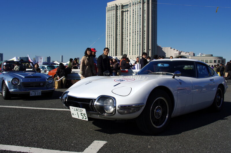 Classic car show in Japan
