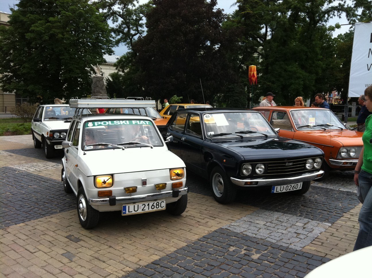 Classic car show in Poland