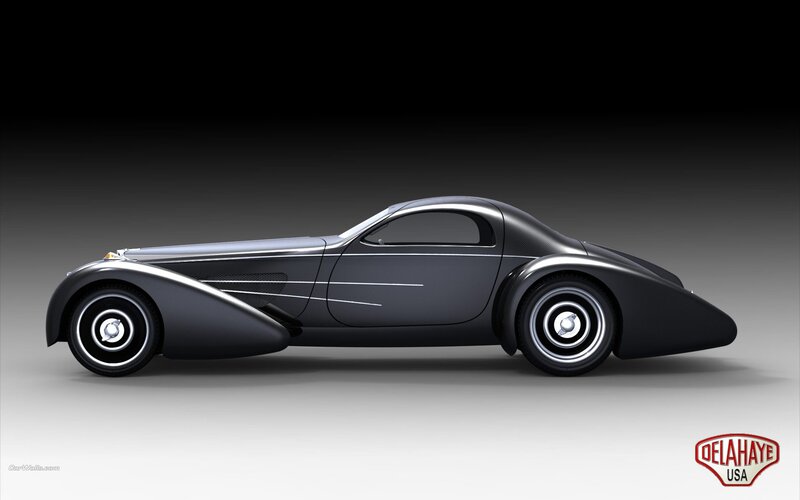 Classic car side profile