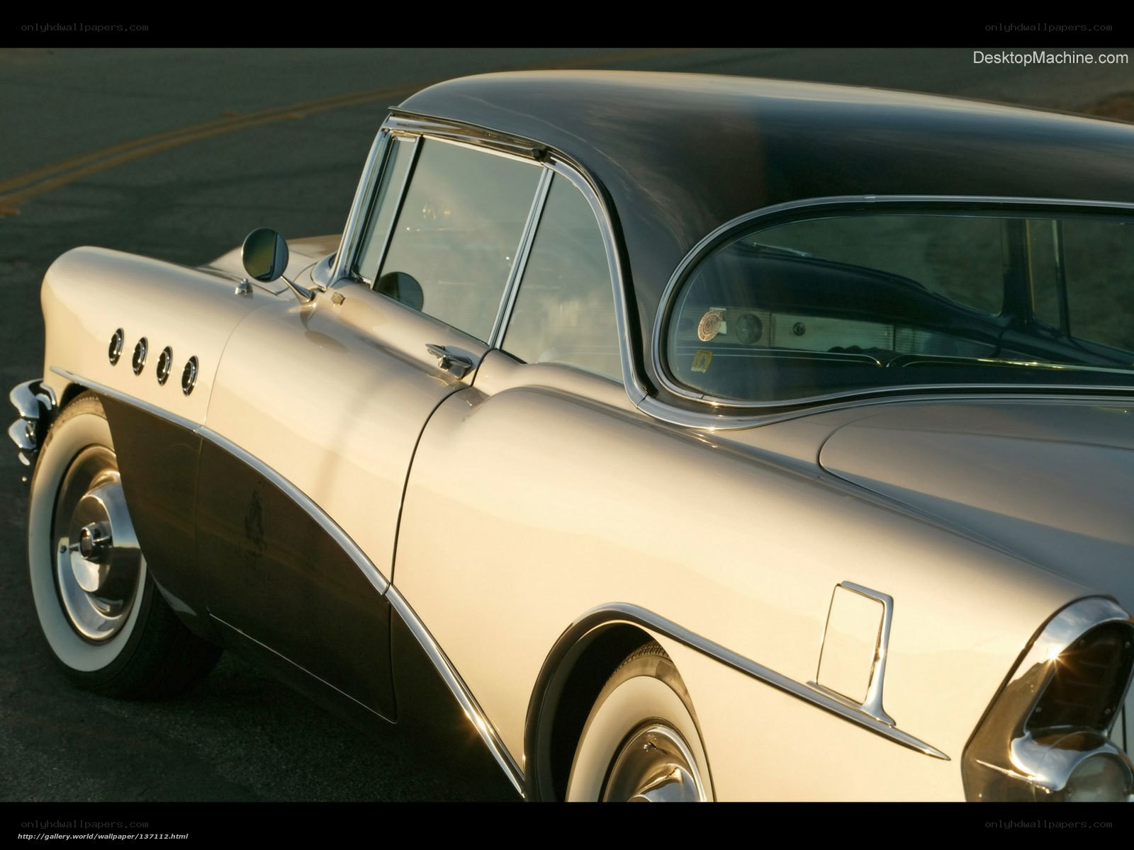Classic car side profile