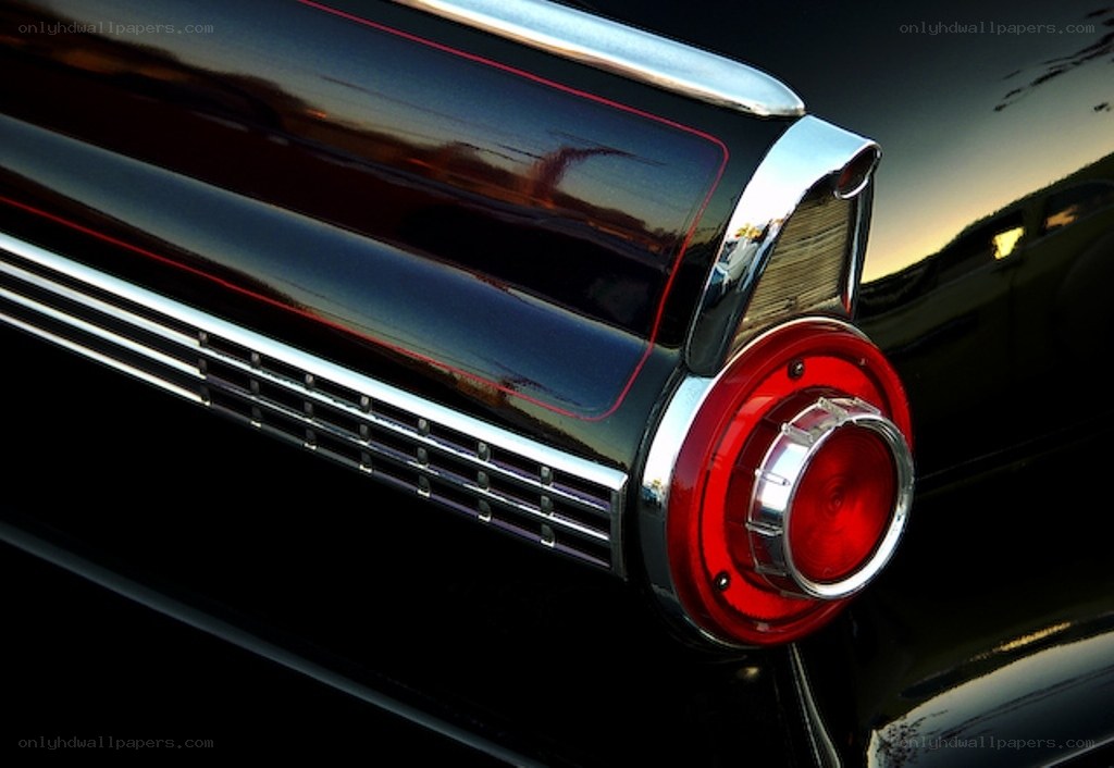 classic car tail light detail