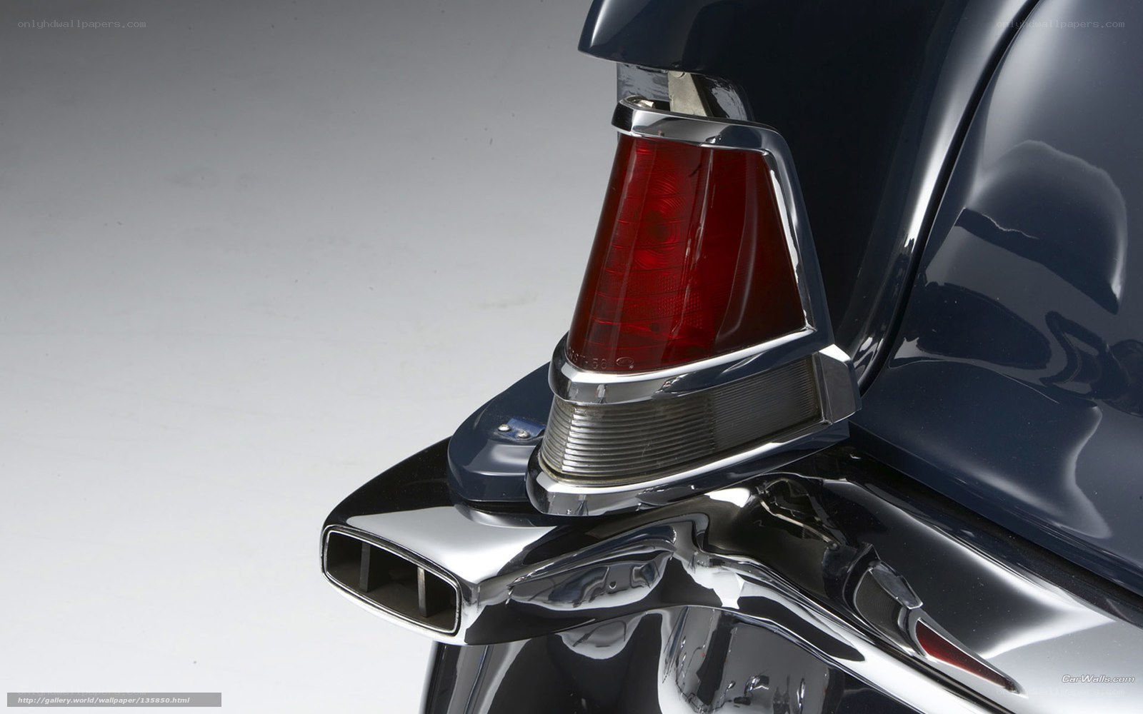 classic car taillight detail