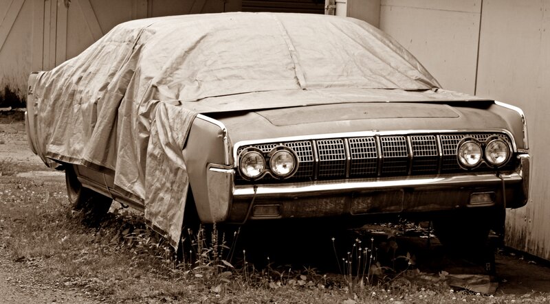 Classic Car under Cover