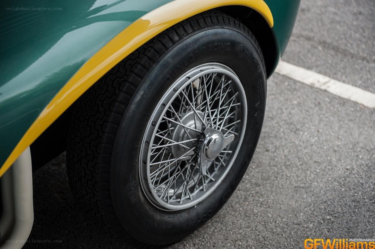 classic car wheel detail