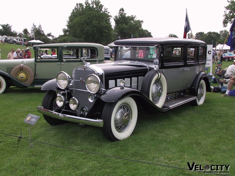 Classic cars at a show