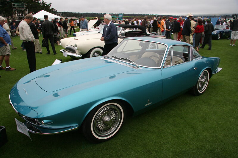 Classic cars at a show
