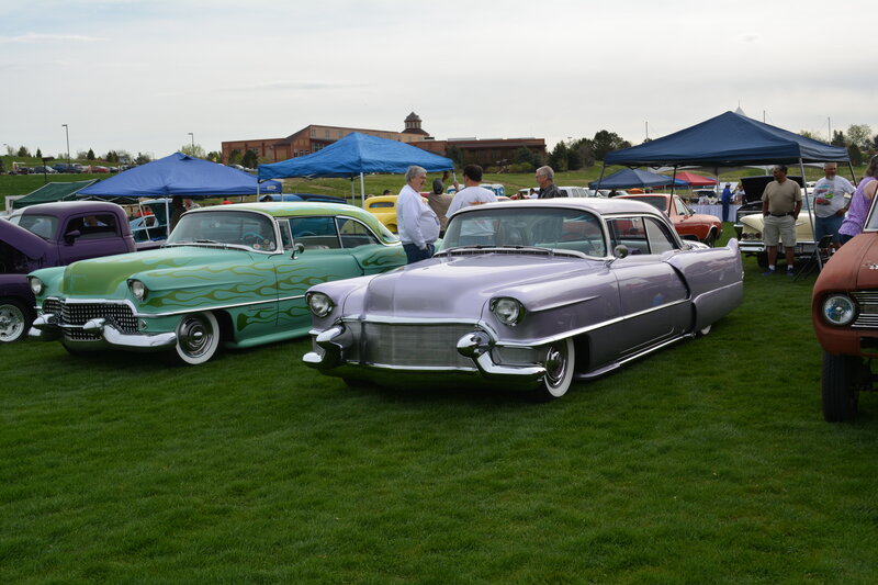 Classic Cars at a Show — Green