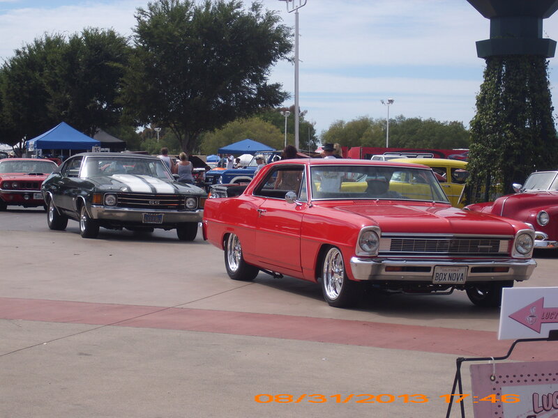 Classic Cars at a Show — Red