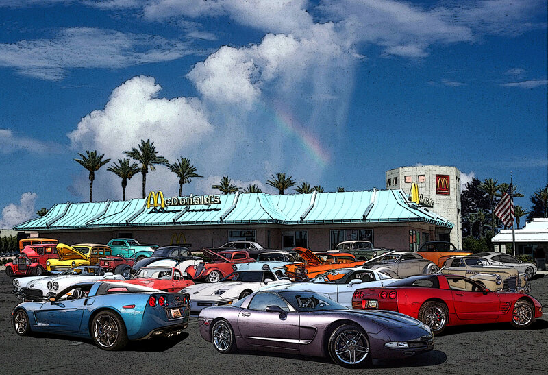 Classic Cars at McDonald's