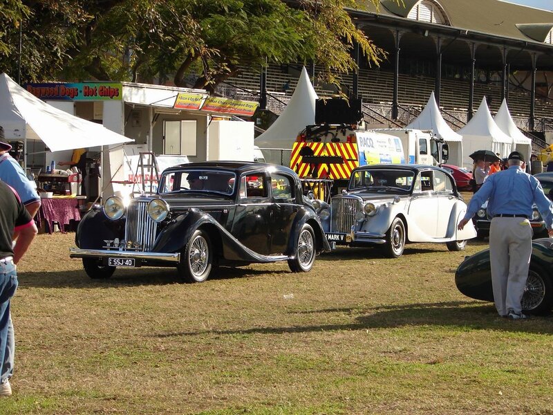 Classic cars at outdoor show