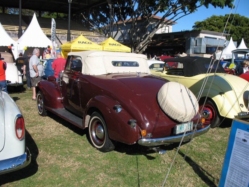 Classic cars at outdoor show