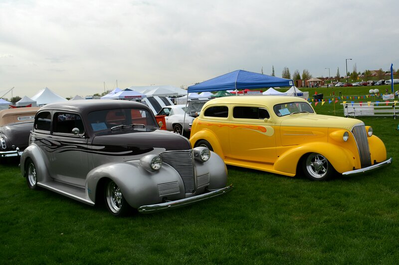 Classic Cars at Show — Green