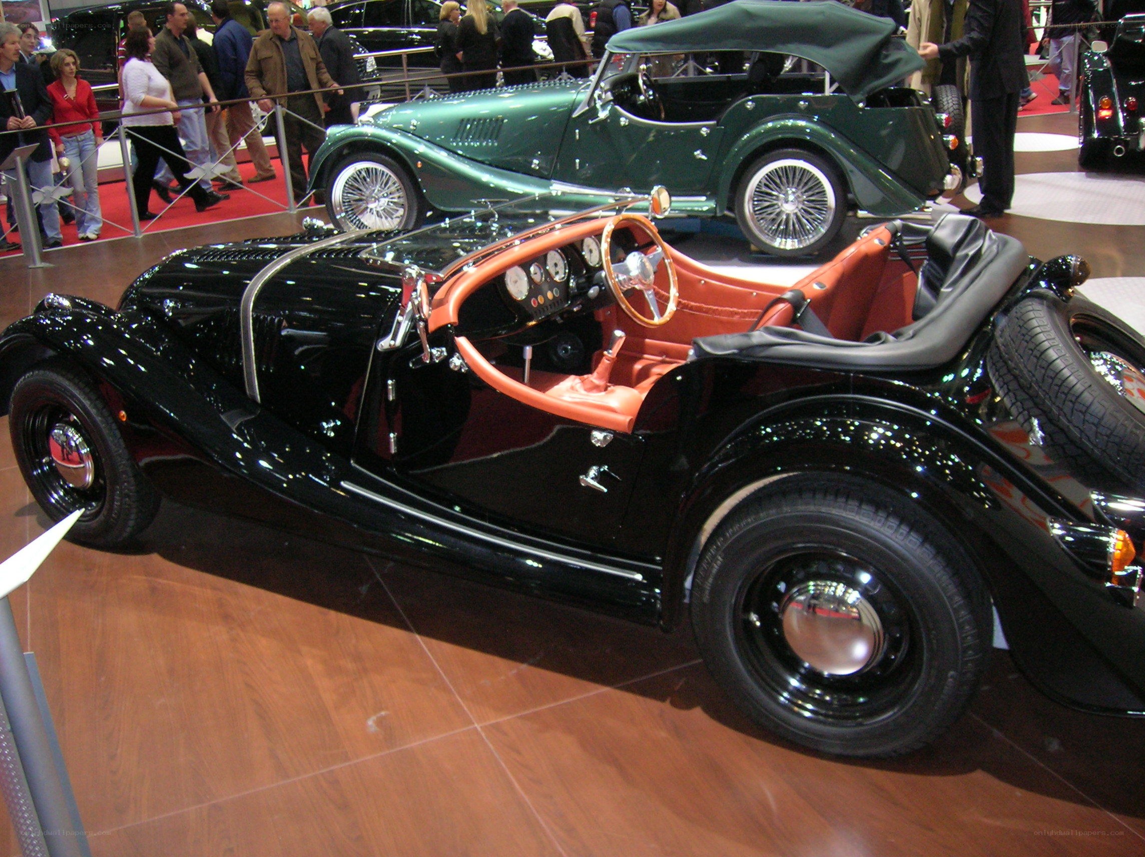 Classic cars on display