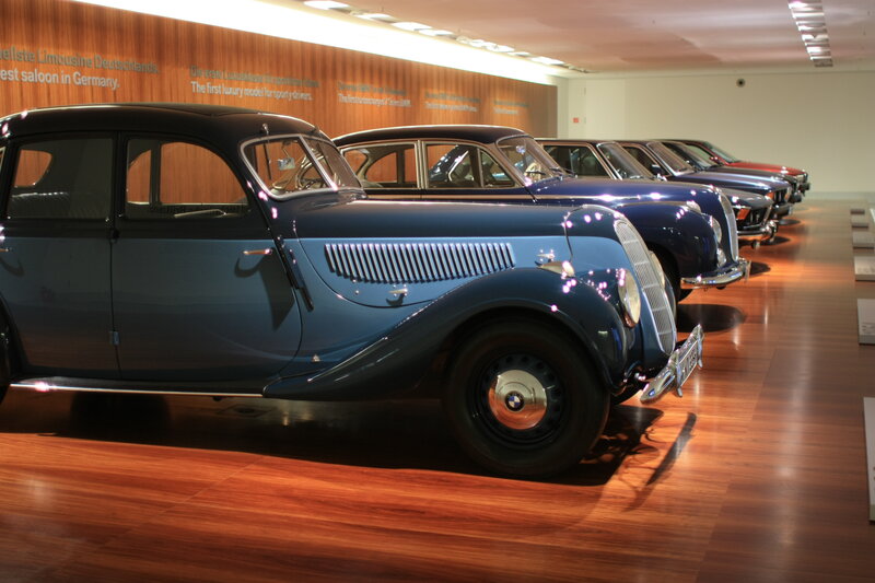 Classic cars on display