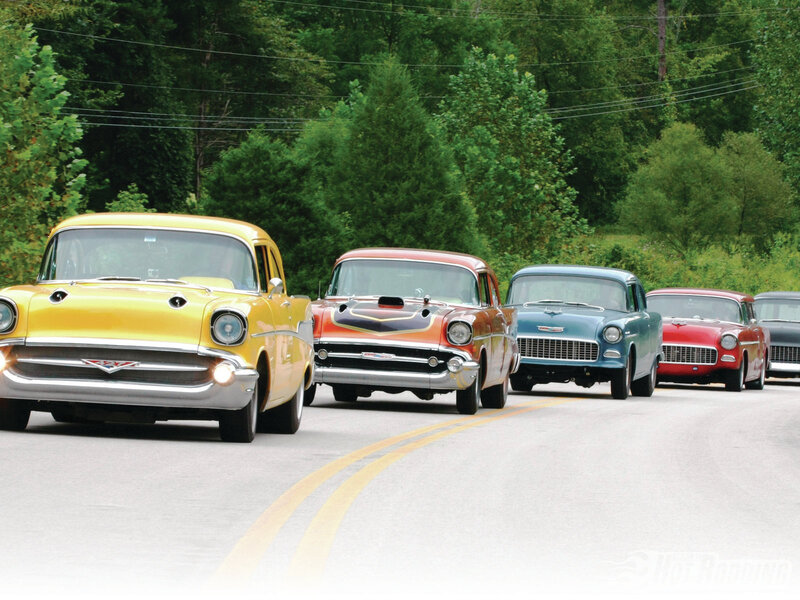 Classic Cars on Road
