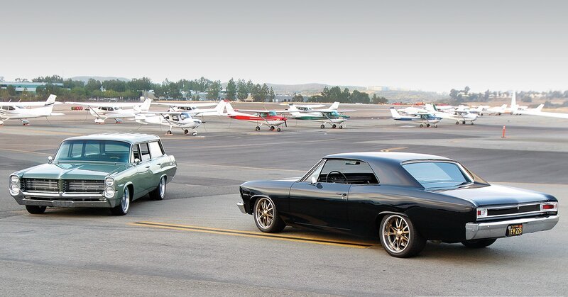 Classic Cars on Tarmac