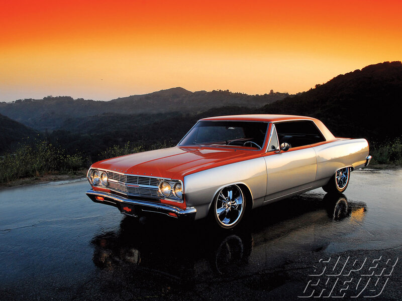Classic Chevrolet Car — Orange